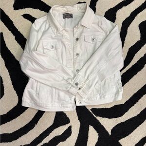 Torrid Classic White Jean Jacket